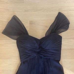 A sale bridesmaids dress, navy